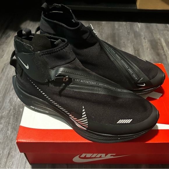 Nike Zoom Pegasus Turbo Shield Black Smoke Grey BQ1896-003 Men Sz 11 - Picture 4 of 9